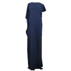 Revolve Blaque Label Maxi Dress Navy Flutter Winged M